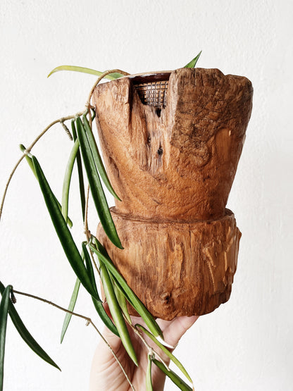 Chunky Handmade Wood Vessel