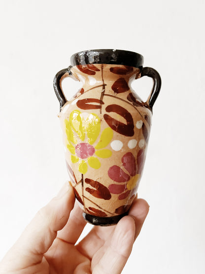 Vintage Hand Painted Italian Vase