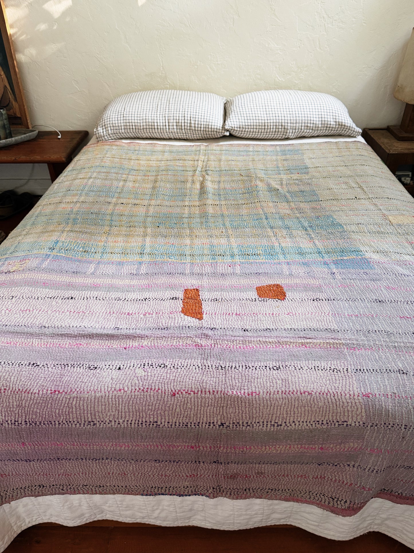 Vintage Patchwork Kantha Quilt