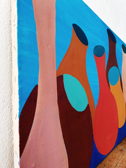 Vintage Original Abstract Painting