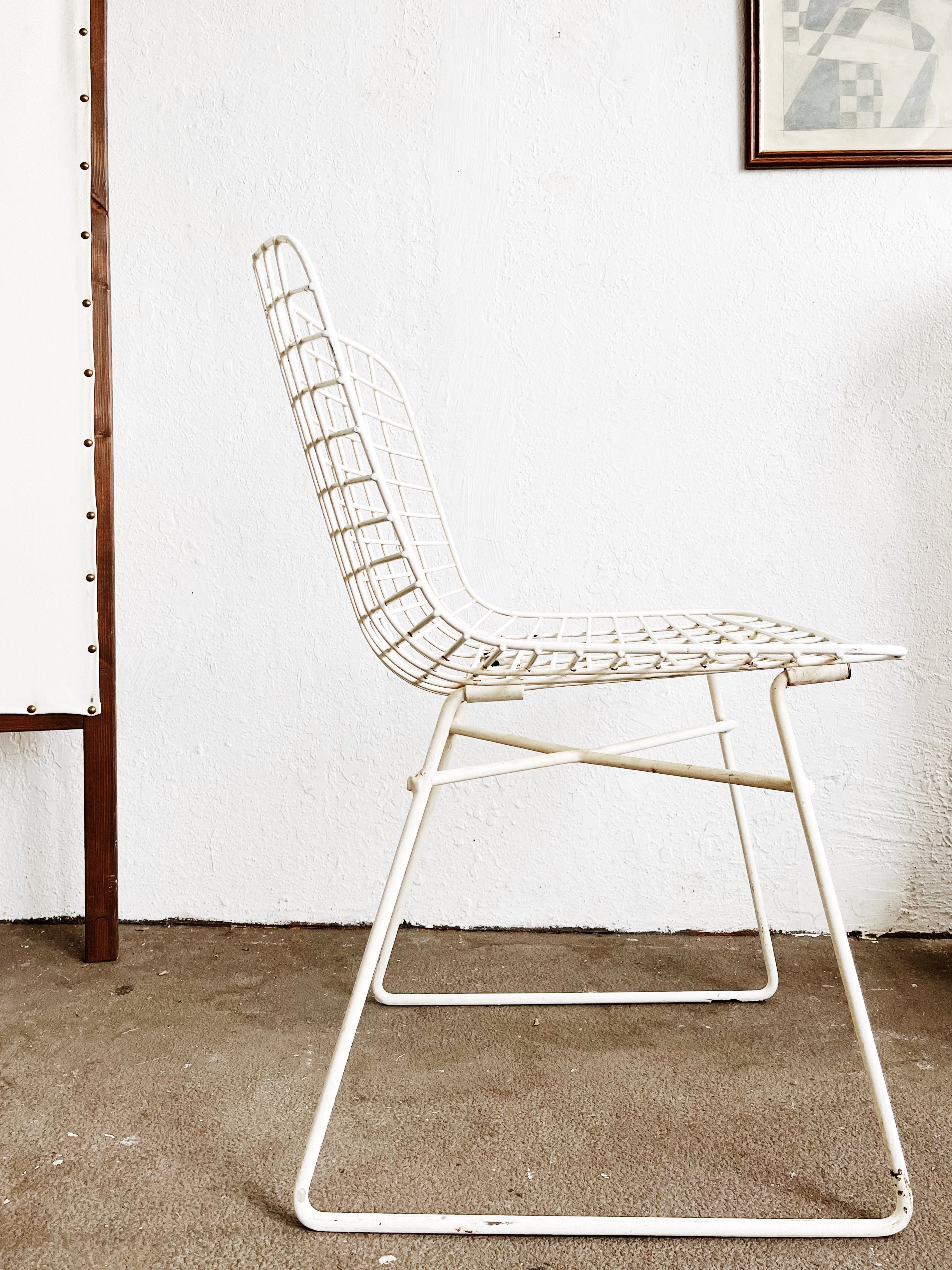 ヴィンテージ emu イタリア チェア ポストモダン 1970s Emu Italian Wire Chair – Maven Collective
