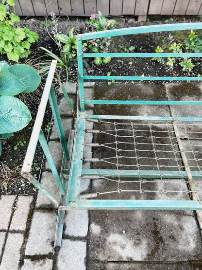 1940s Iron Porch Swing