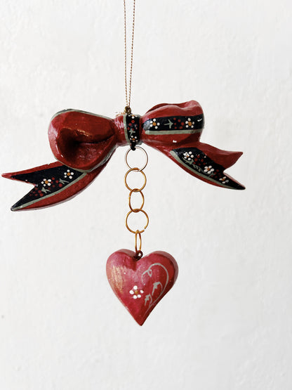 Vintage Denise Calla Folk Art ‘12 Days of Christmas’ Ornament Set