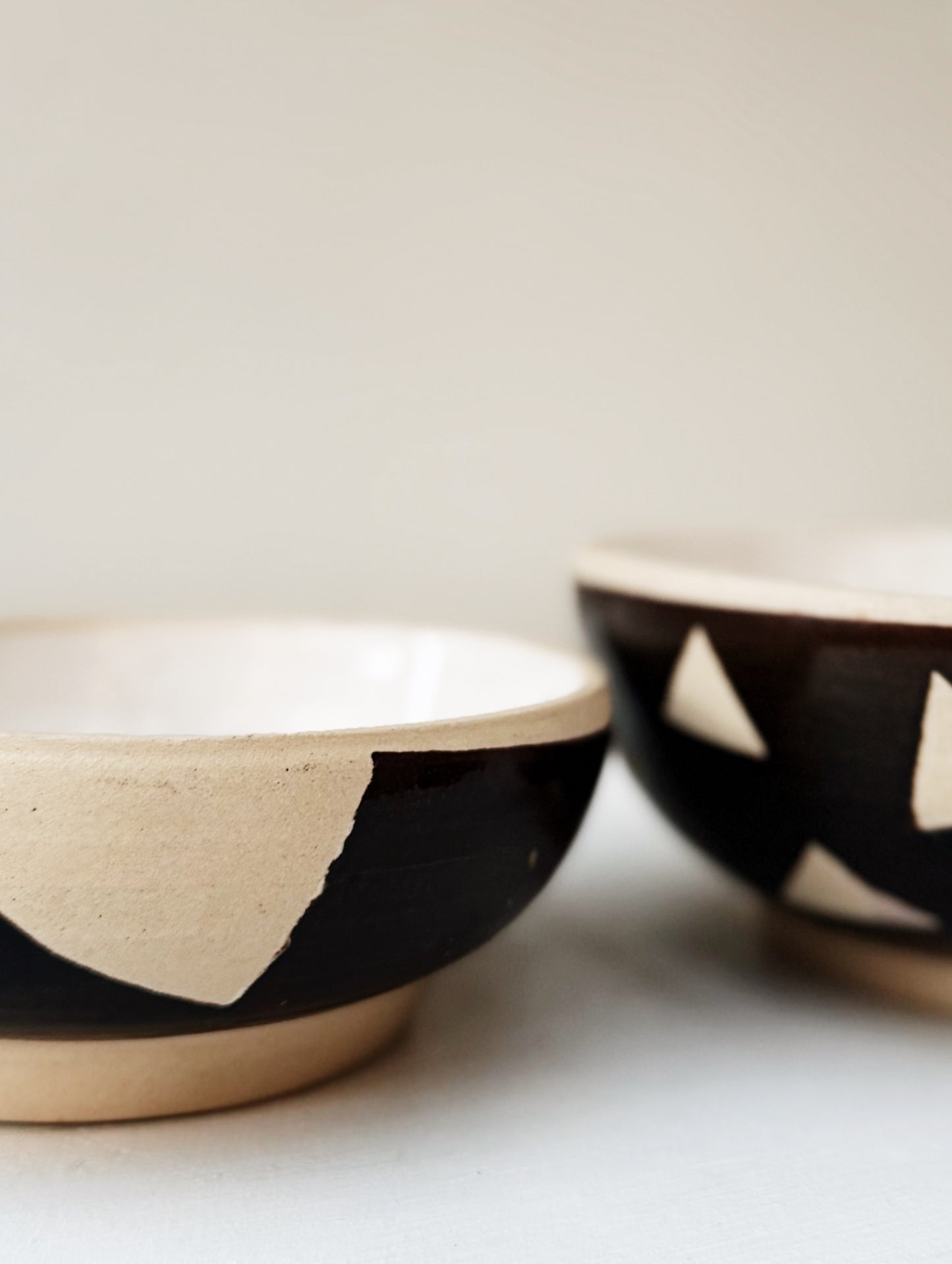 Pair of Handmade Nesting Bowls