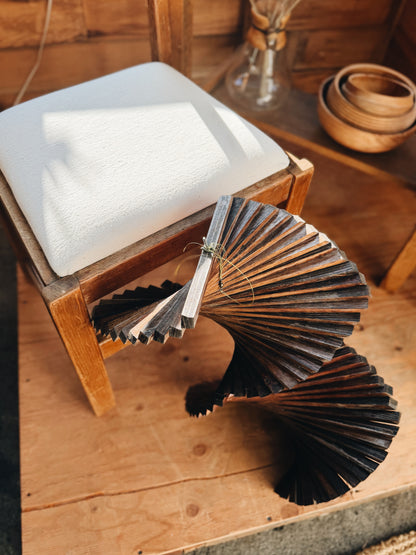Giant Vintage Spinning Wood Whirligig