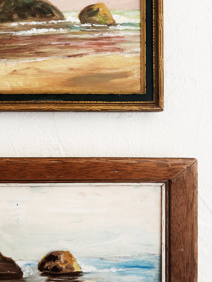 Vintage Seascape Painting
