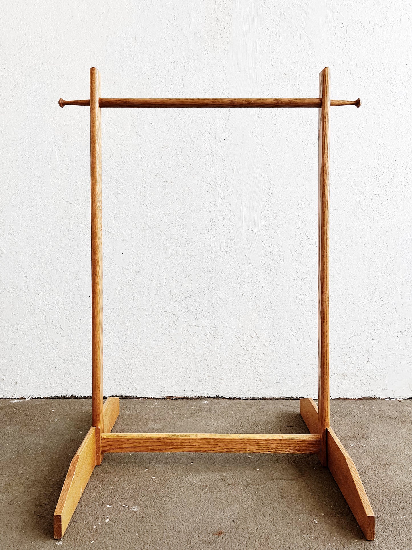 Vintage Wood Textile Rack