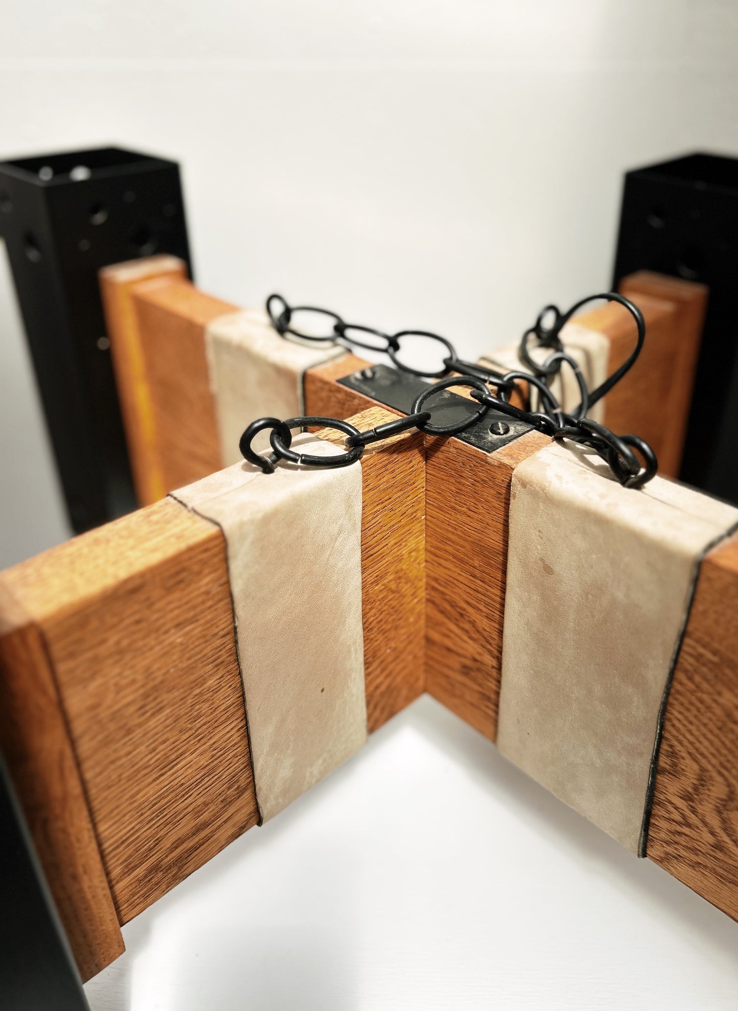 Vintage Brutalist Chandelier