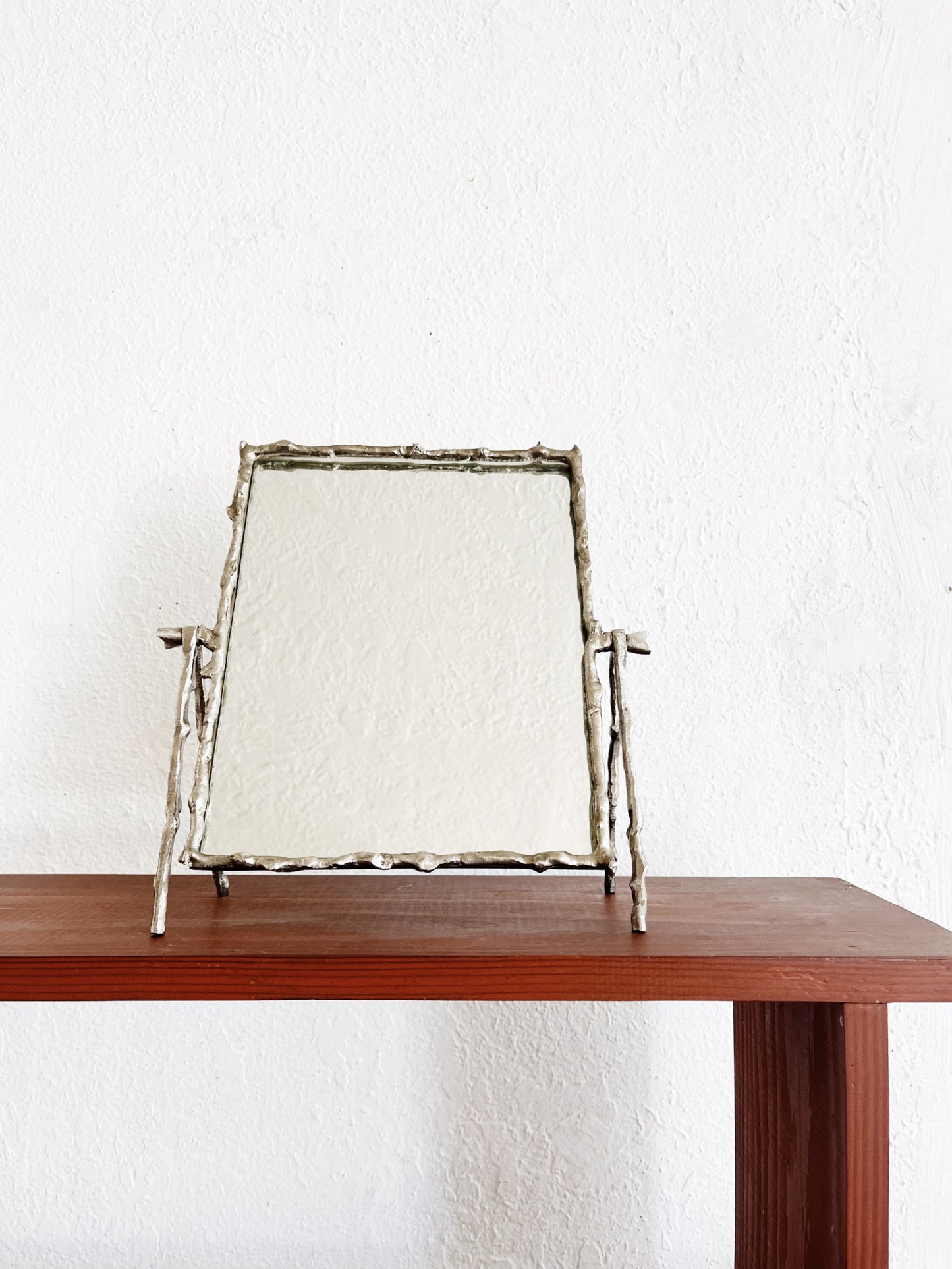 Vintage Silver Twig Mirror