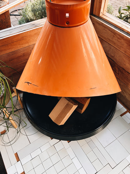 Mid Century Fireplace