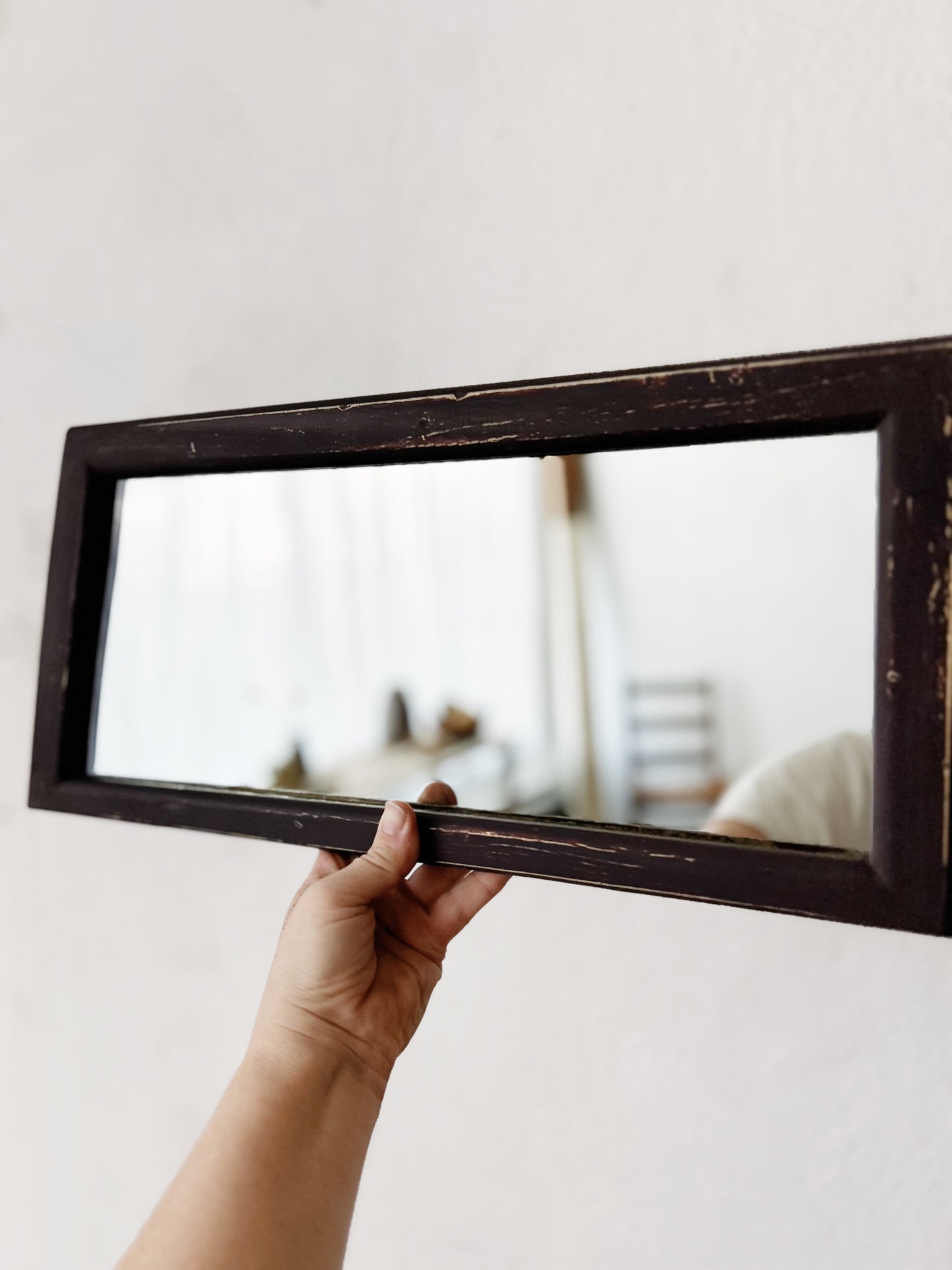 Antique Trapezoidal Mirror