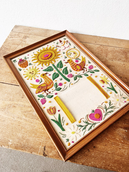 Handmade Felt Pictorial Calendar