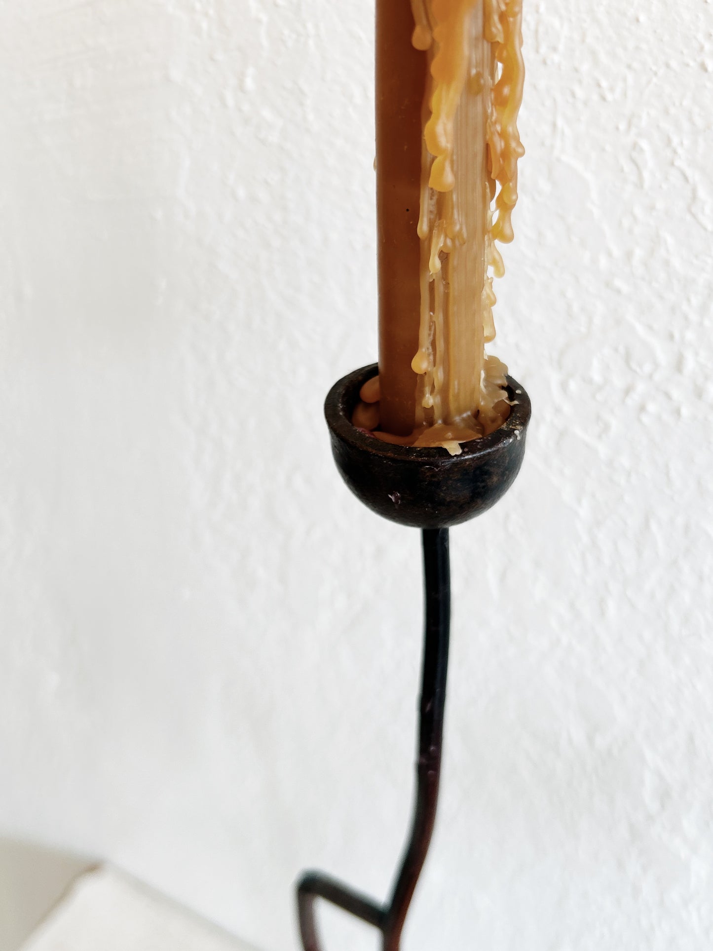 Vintage Handwrought Candlestick