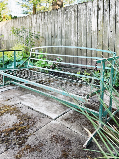 1940s Iron Porch Swing