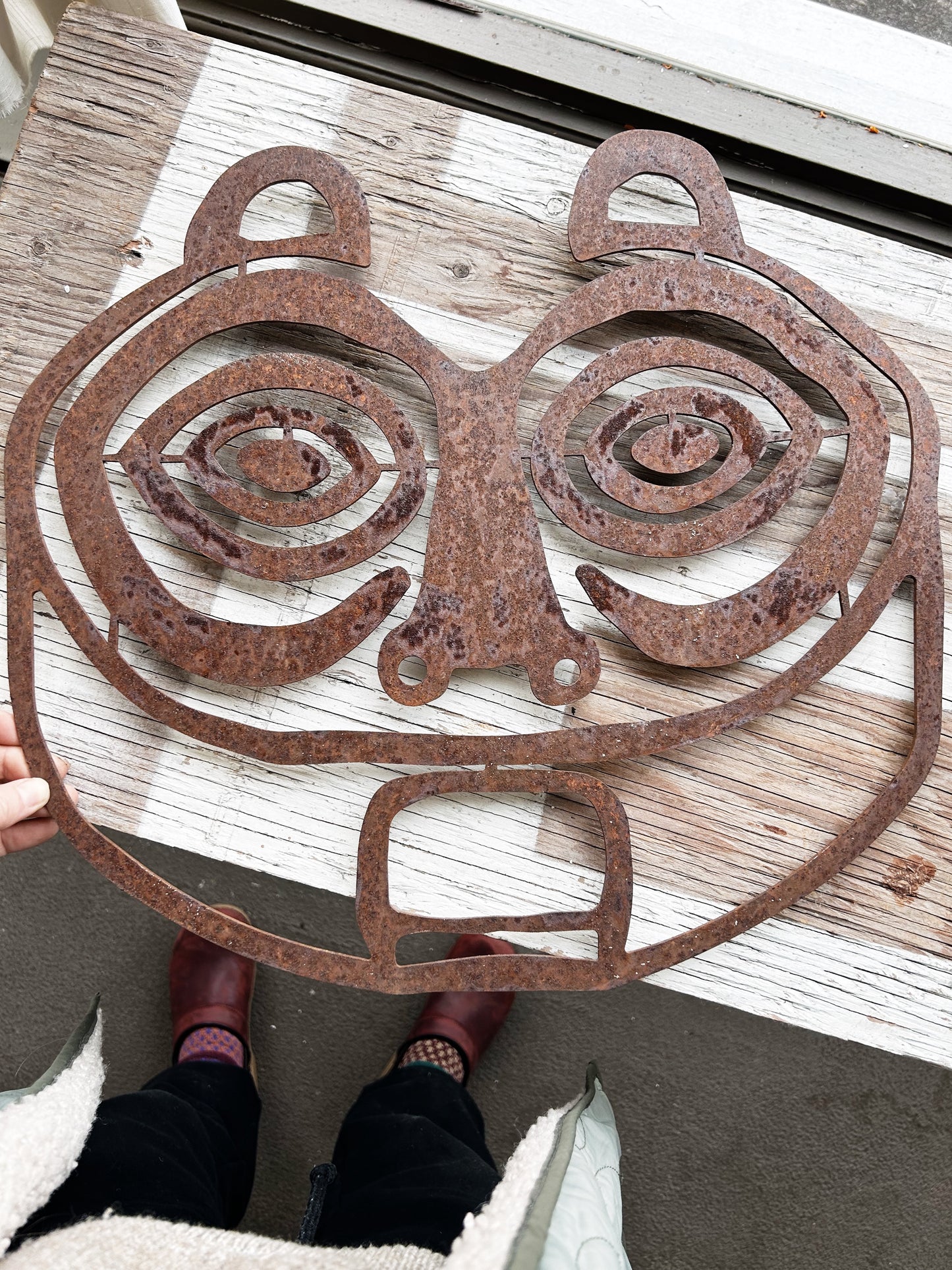 Vintage Iron Art ‘She Who Watches’