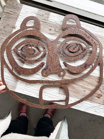 Vintage Iron Art ‘She Who Watches’