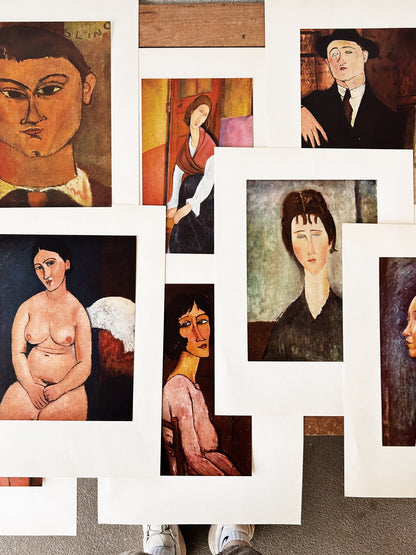 Vintage Abram’s Art Large Modigliani Folio