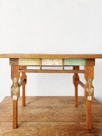 Vintage Tiled Side Table