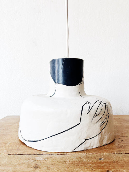 Rebecca Boraz Ceramic Pendant Lamp