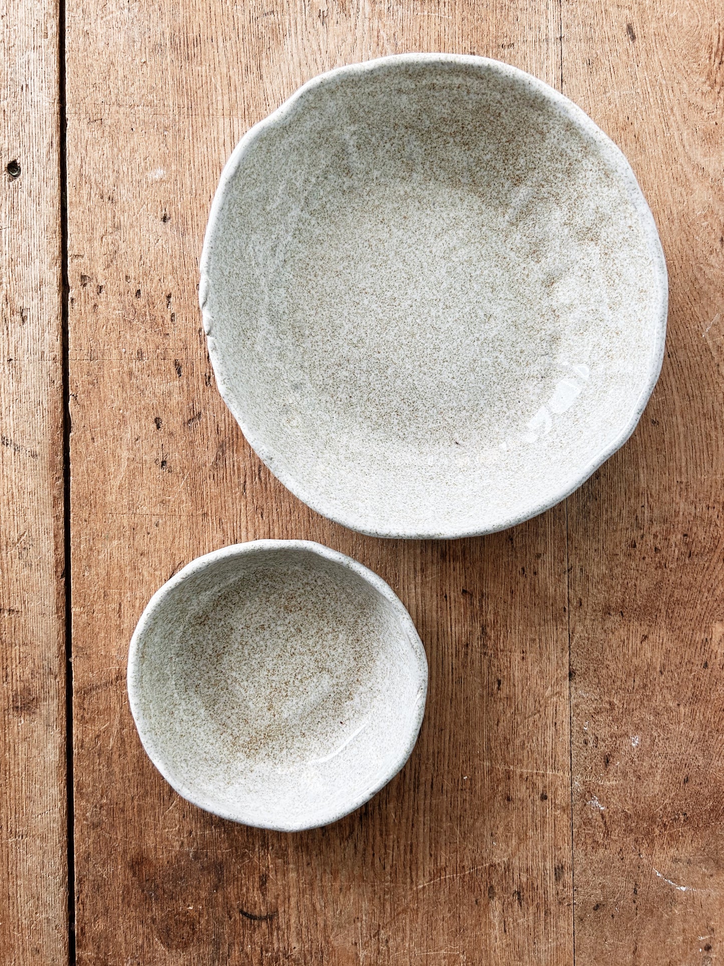 Pair of Handmade Dishes