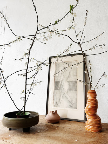 Mid Century Ikebana Vessel