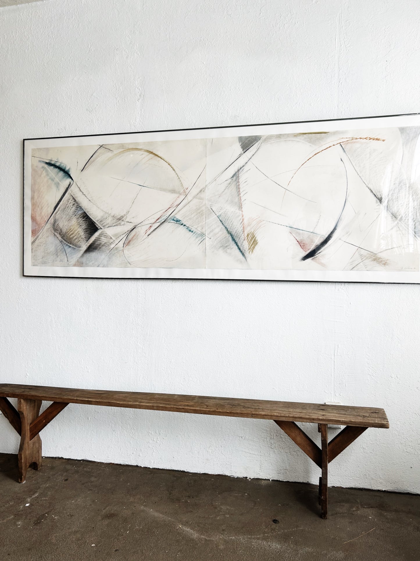 Large Mixed Media Abstract Painting