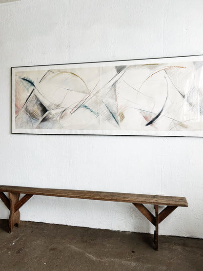 Large Mixed Media Abstract Painting