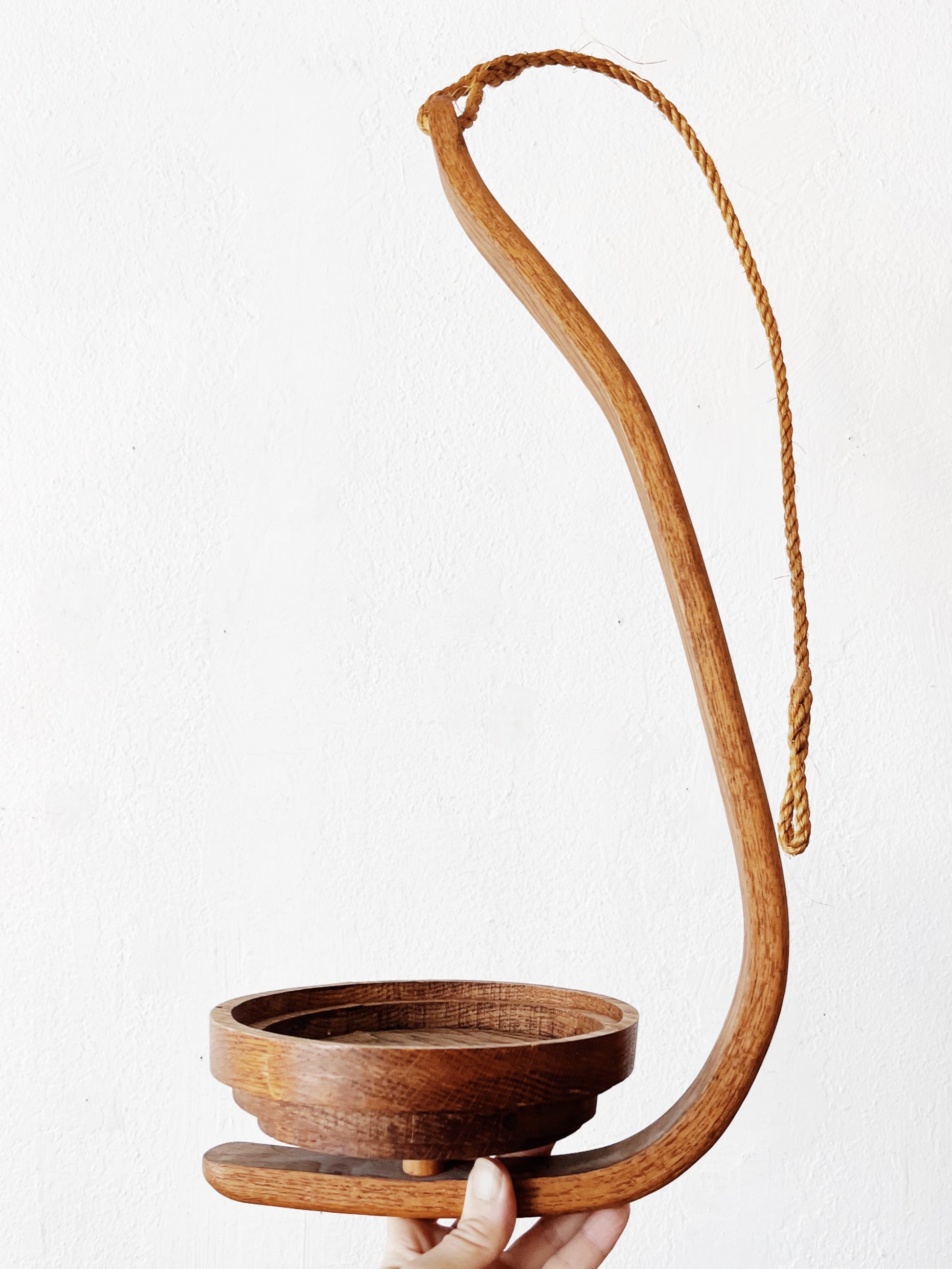 bentwood hanging planter Vintage Bentwood Hanging Planter