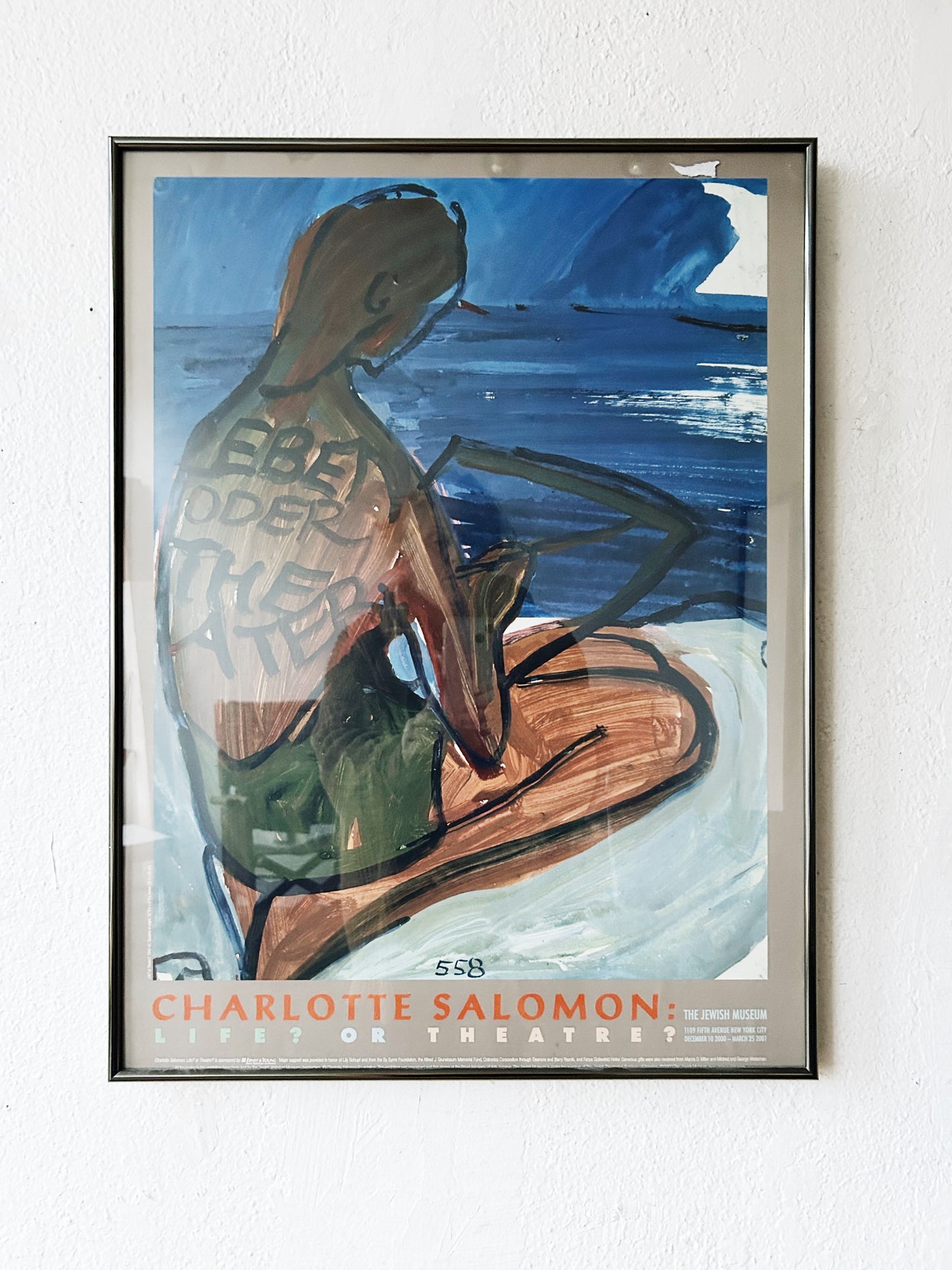 Vintage Charlotte Salomon Exhibit Poster