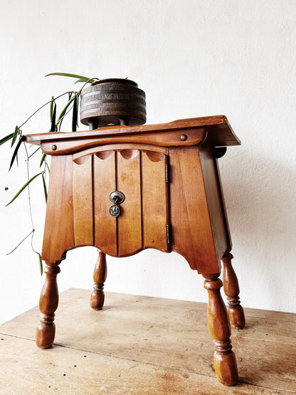 1940’s Petite Rancho Style Maple Cabinet