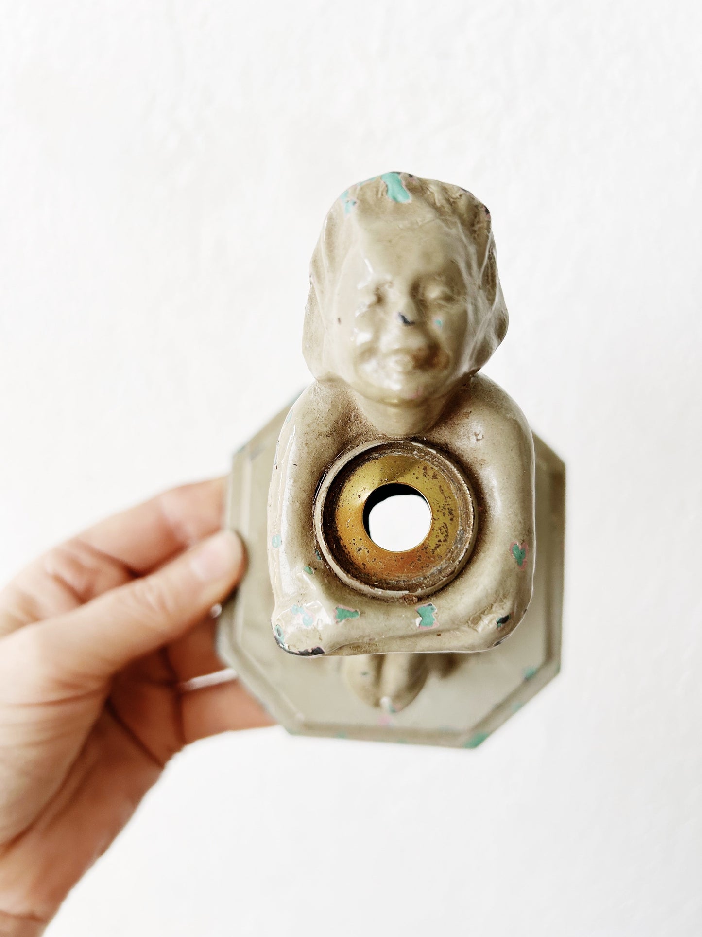 RESERVED Art Deco Era Frankart Cast Iron Lamp Base