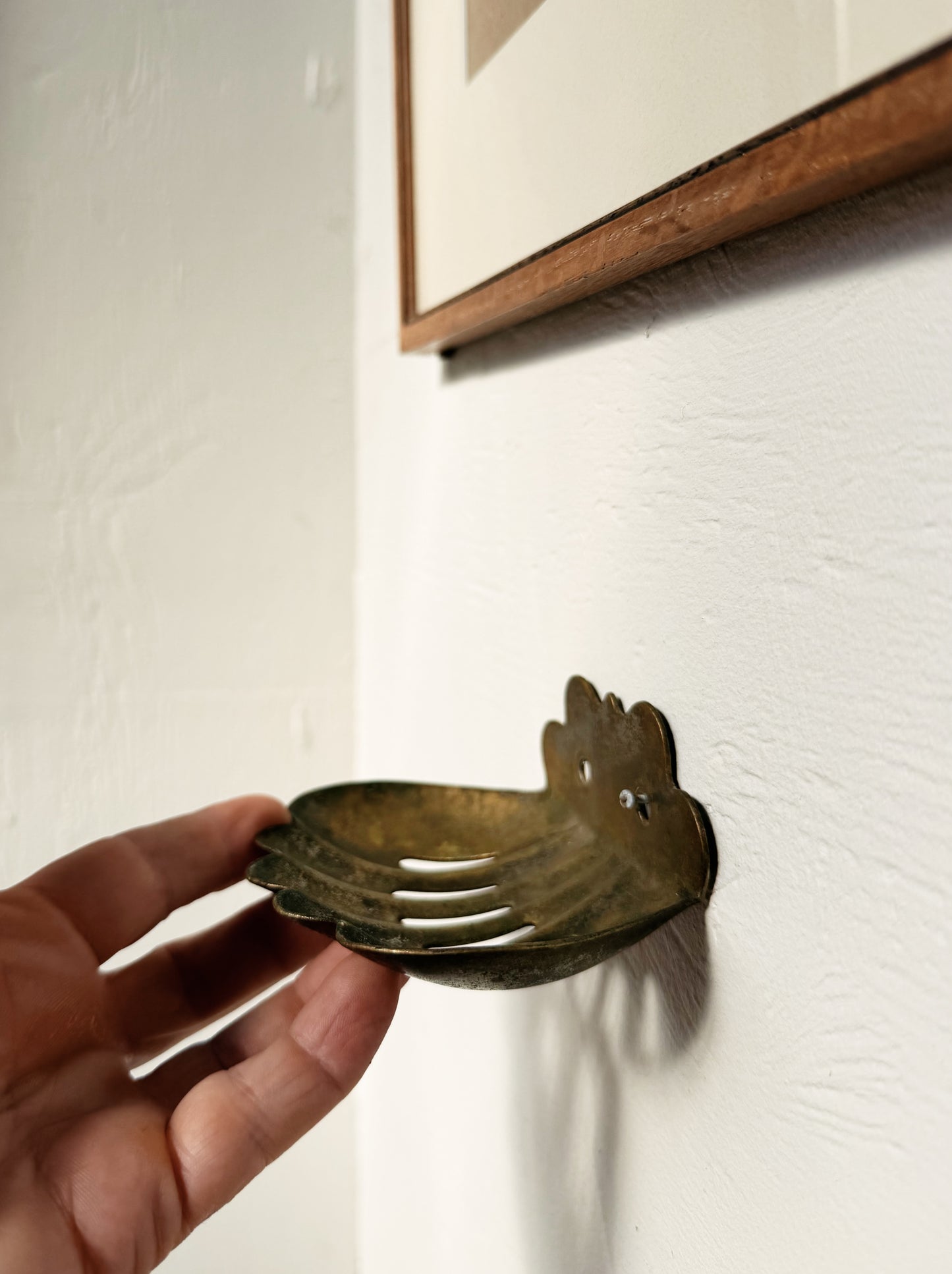 Brass Plated Shell Dish