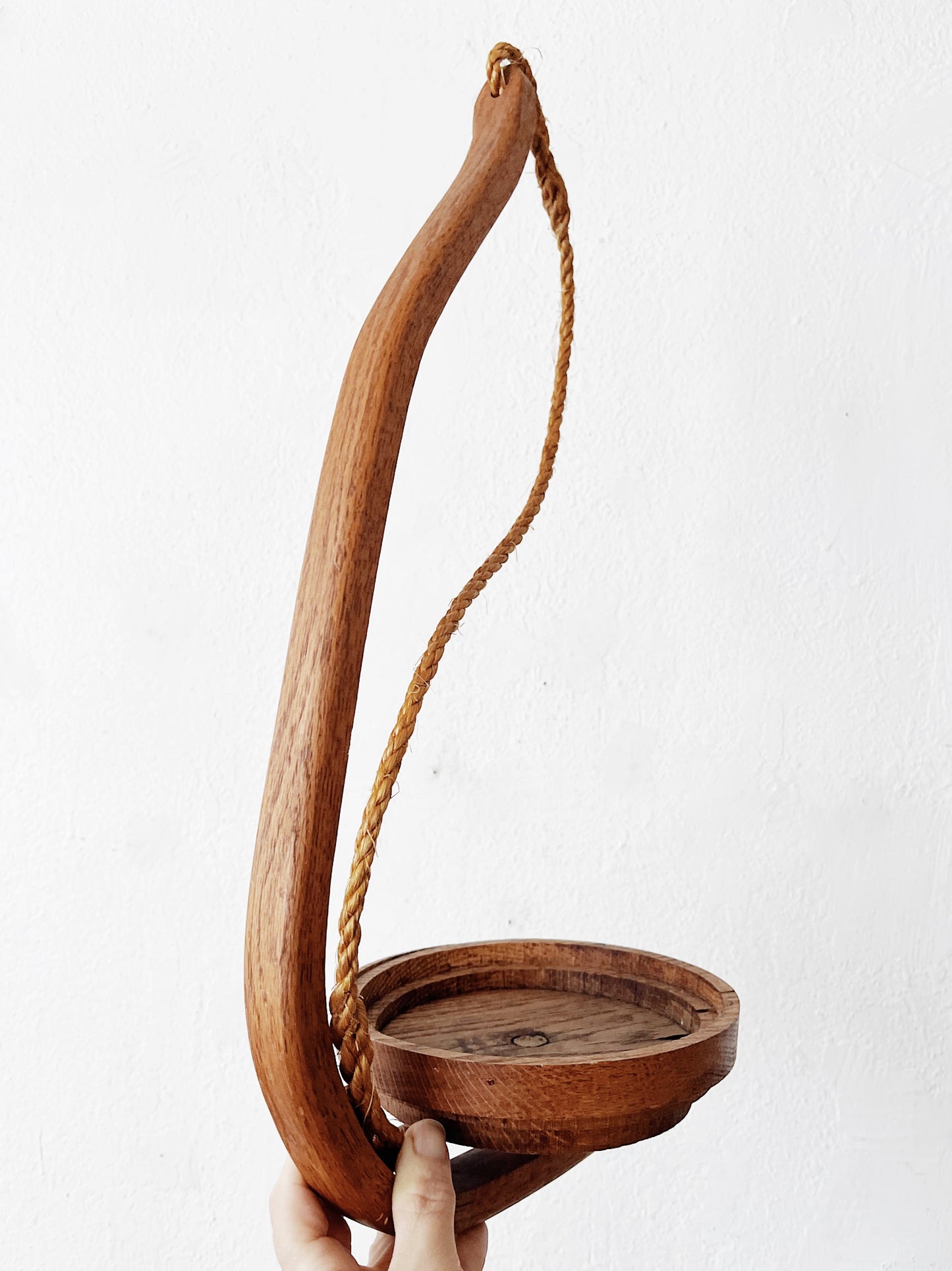 Vintage Bentwood Hanging Planter