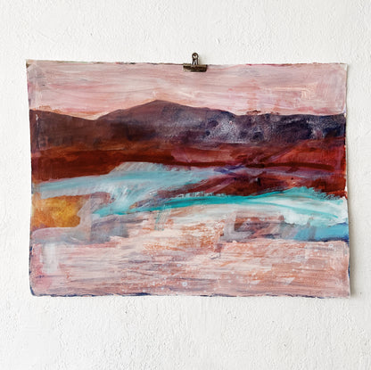 Vintage Elizabeth Doolittle Original Landscape Painting