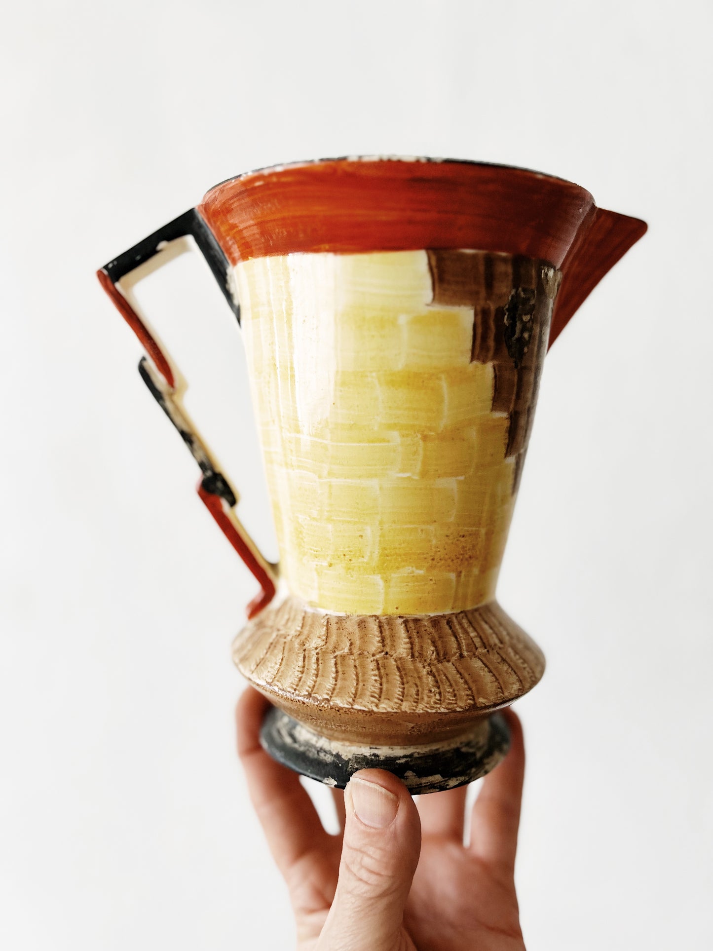 Antique English Art Pottery Pitcher