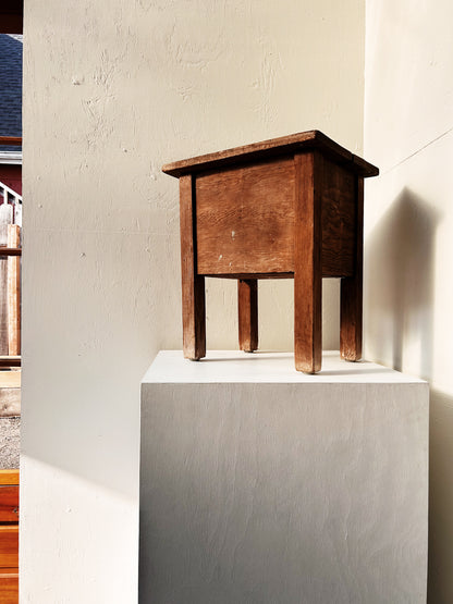 Primitive Shoeshine Box