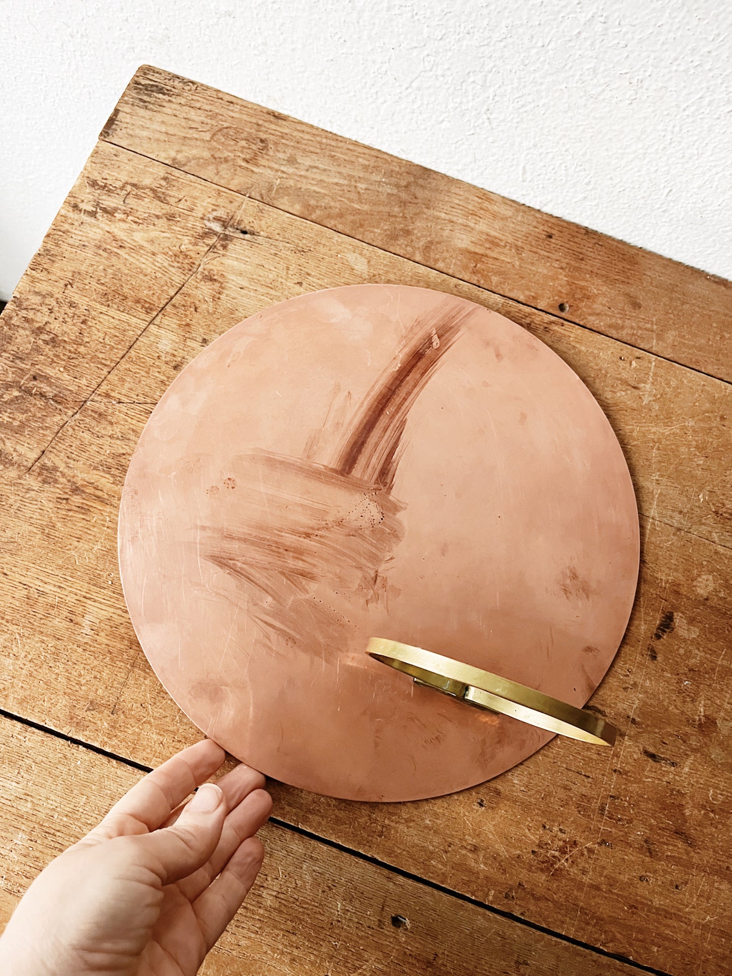 Hand Crafted Copper Wall Planter
