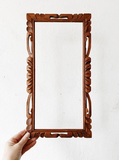 Vintage Carved Wood Frame
