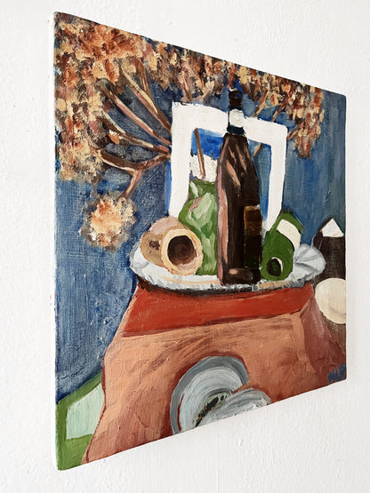 Vintage Still life Oil Painting