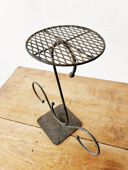 Mid Century Iron Plant Stand