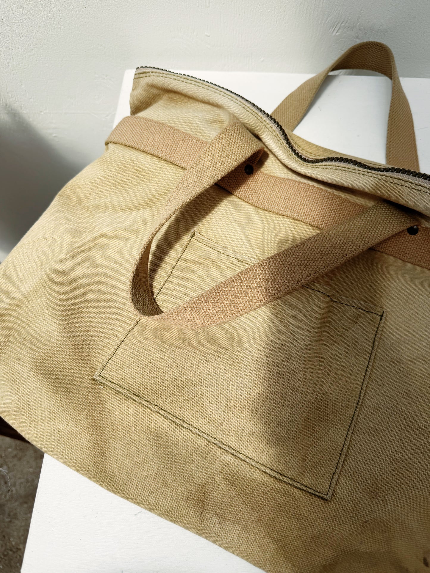 Vintage Canvas Satchel