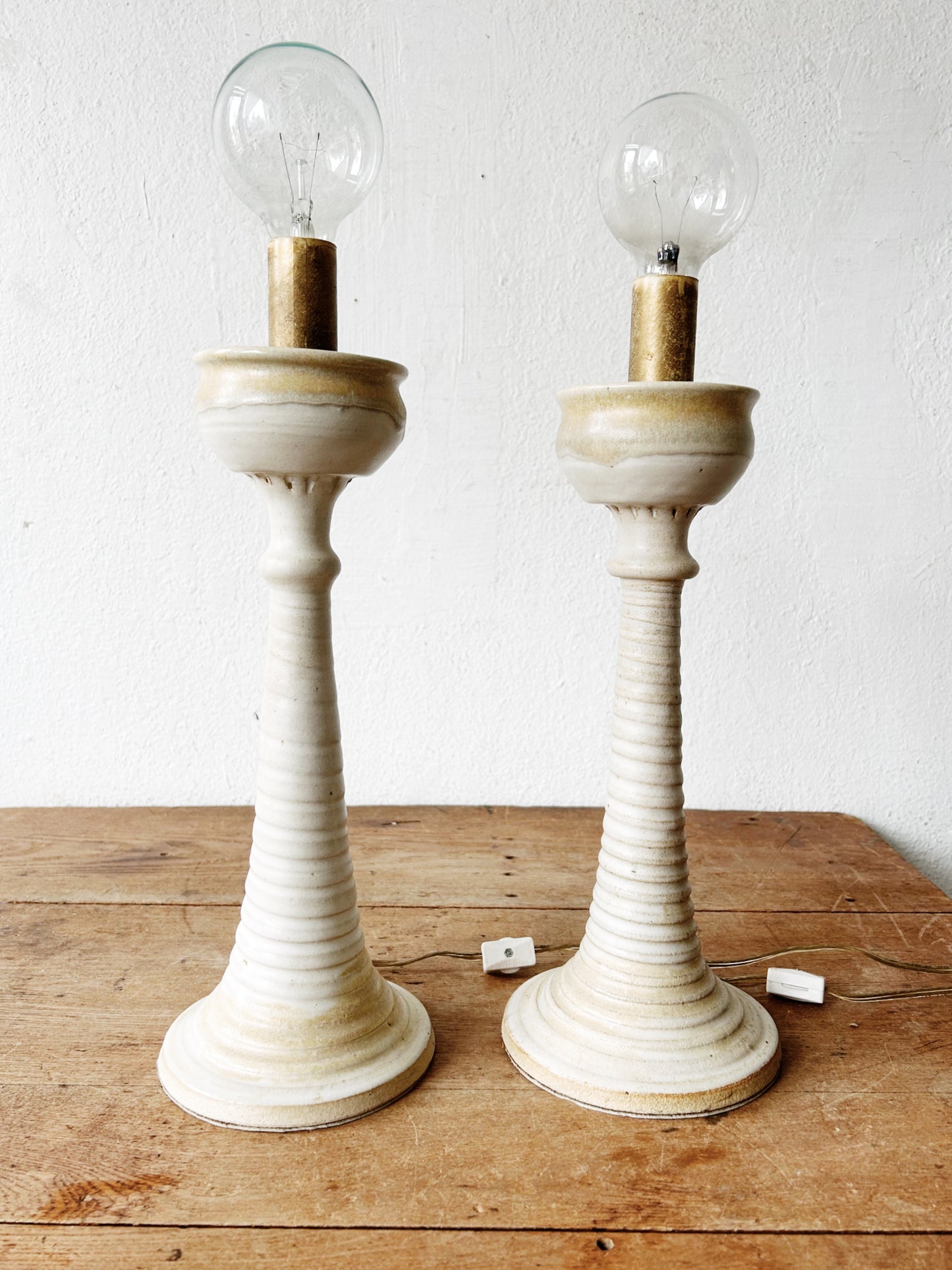 Vintage Pottery Lamp