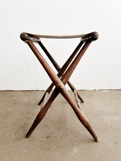 Antique Folding Luggage Rack