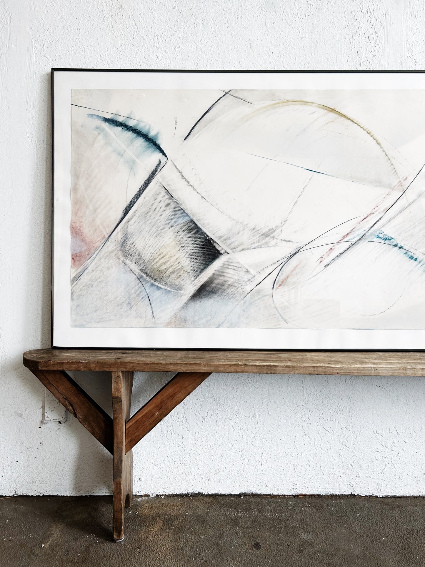 Large Mixed Media Abstract Painting