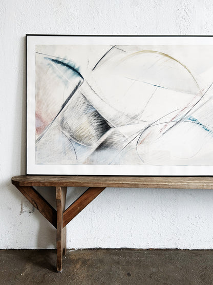 Large Mixed Media Abstract Painting