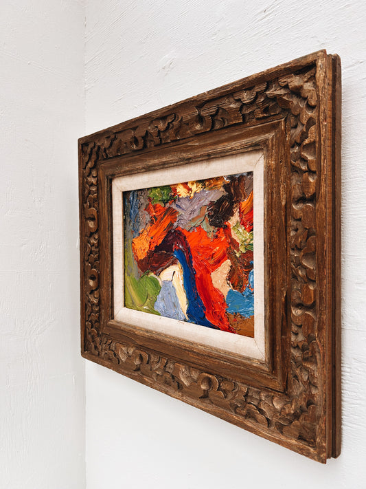 Mid Century Impasto Abstract