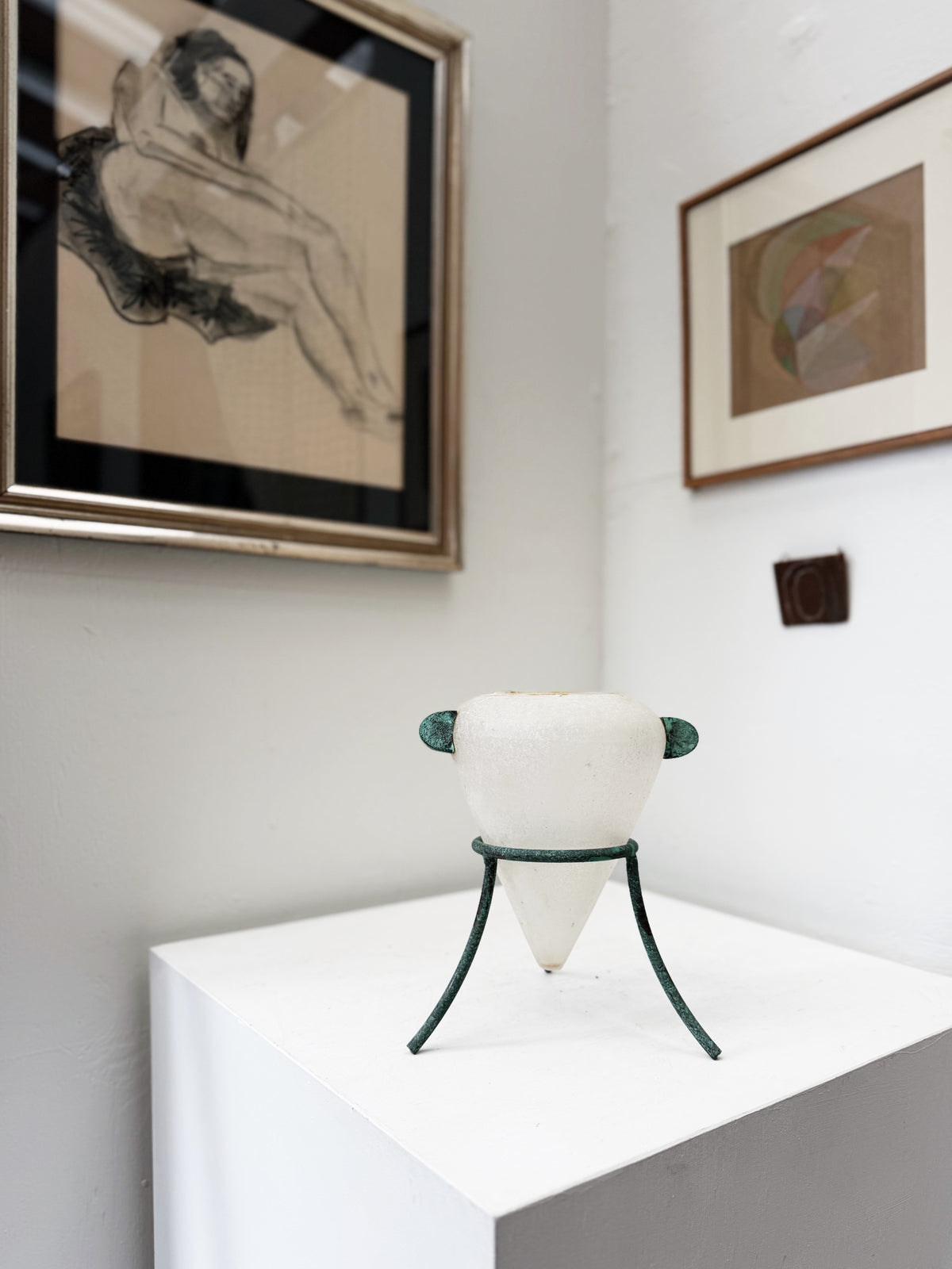 Postmodern Murano Scavo Vase