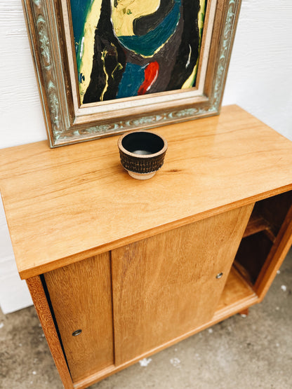 Vintage Sliding Door Cabinet