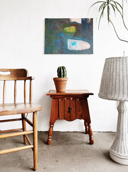 1940’s Petite Rancho Style Maple Cabinet