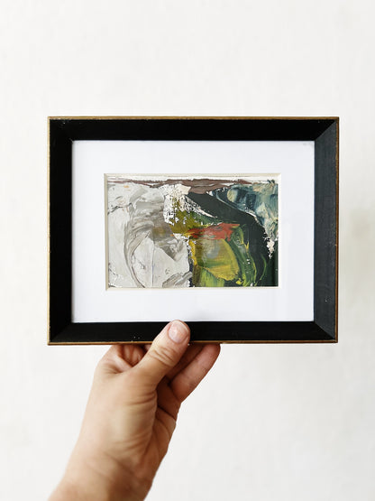 Framed Abstract Oil Painting